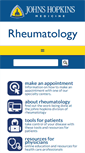 Mobile Screenshot of hopkinsrheumatology.org
